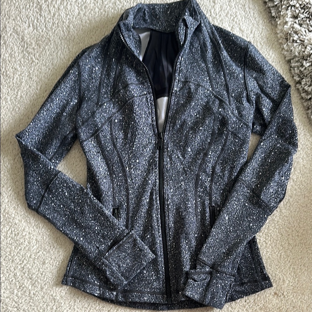 Lululemon (6) Women's Gray Speckled Jacket
